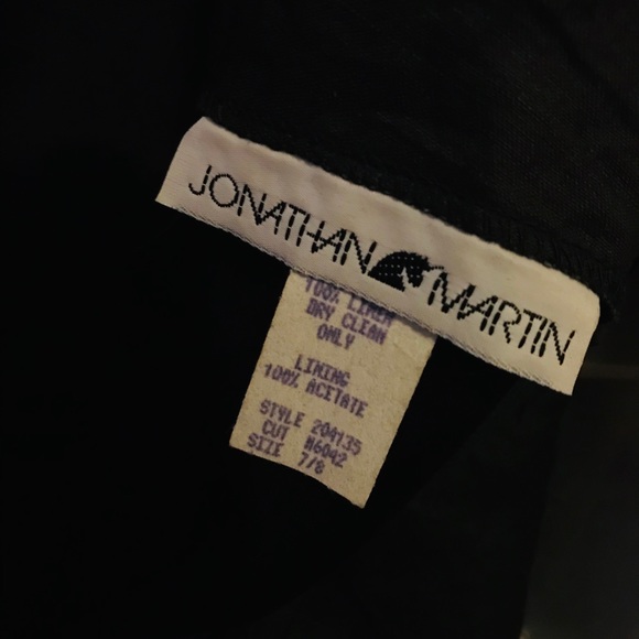 Jonathan Martin size 7/8 Black mini dress - Picture 3 of 3